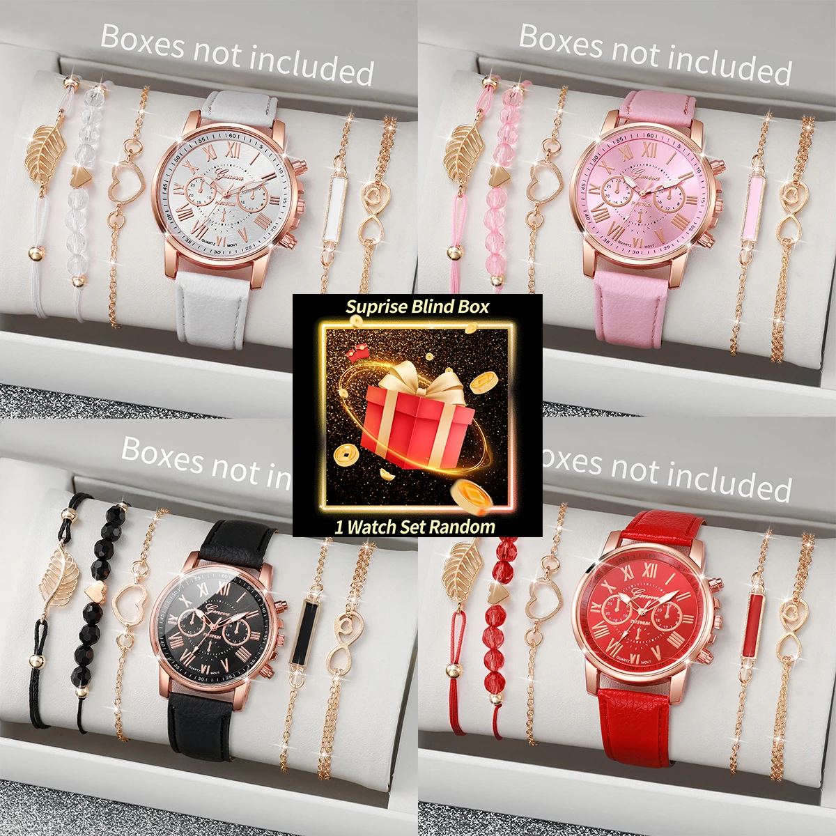 Jewelry For Watches - Zestaw zegarków damskich w formie „szklanej