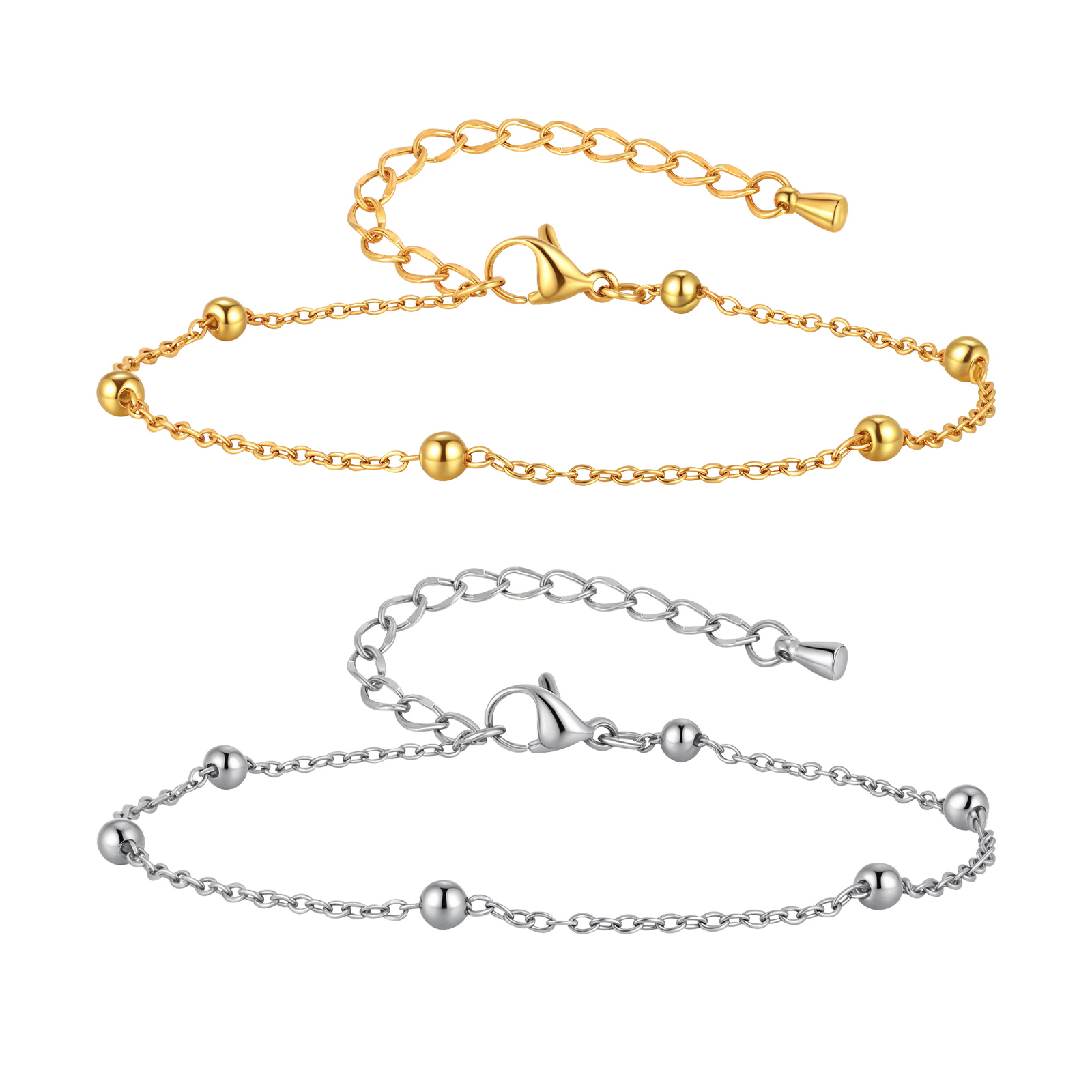 Jc Jewelry & Watches Photos - Bransoletka na kostkę z koralikami ze